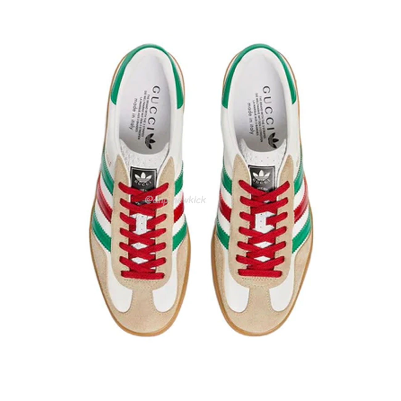 Adidas X Gucci Gazelle White Green Red 726487 Aaa43 9547 (2) - newkick.app